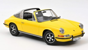 187643 Porsche 911 E Targa 1969 yellow 1:18